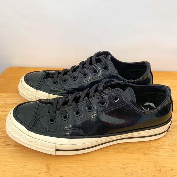 Converse Chuck 70 Ox 'Black Patent' Sneakers Size 5.5